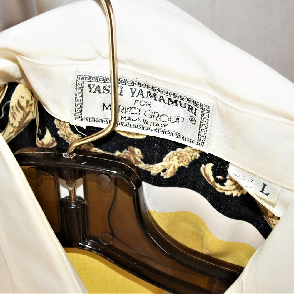 Yashi Yamamuri Men’s Button Down Short Sleeve Shirt L - Picture 4 of 5